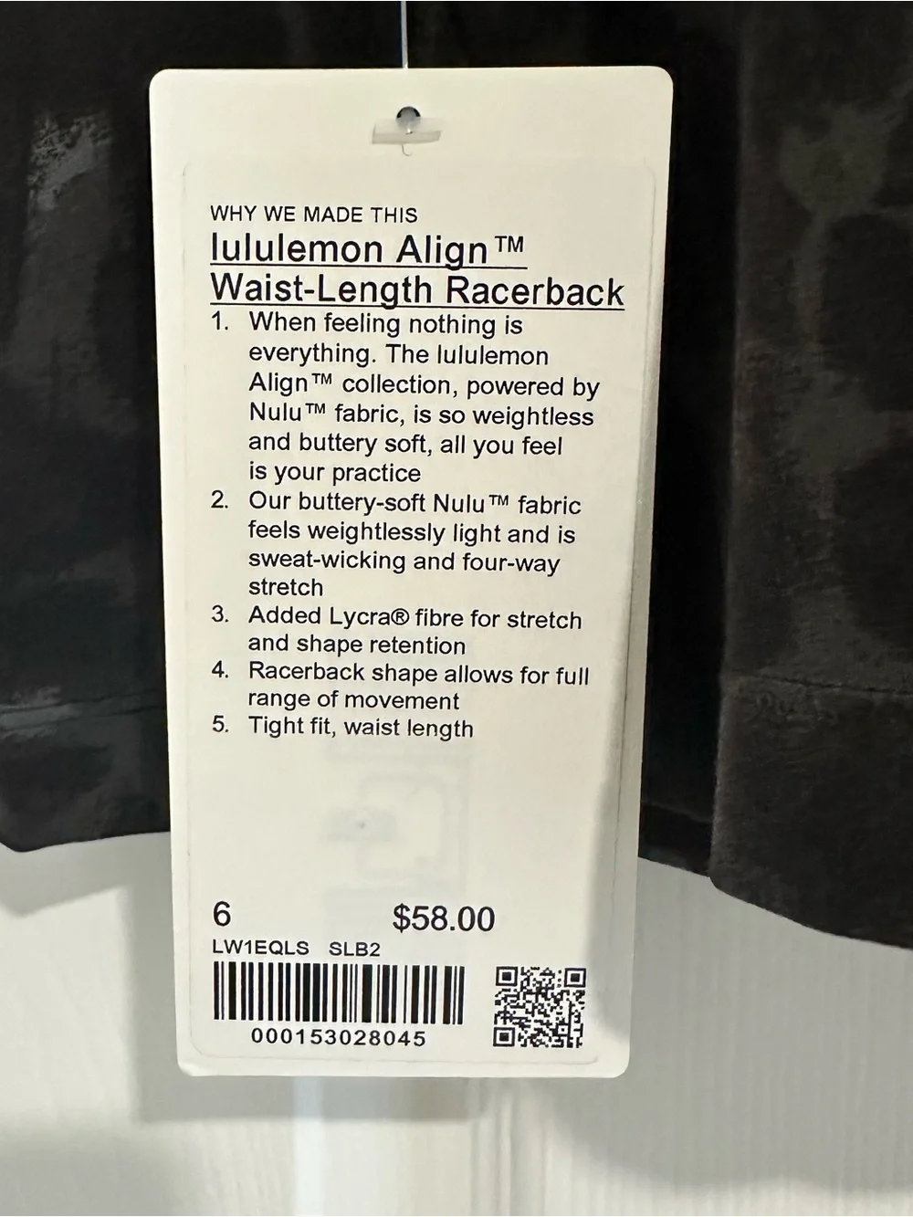 lululemon athletica new tags
